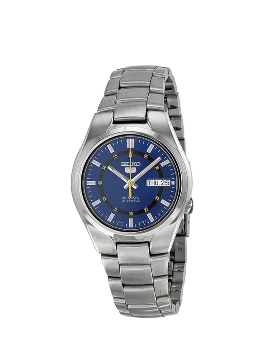 Seiko Automatic Blue Dial Stainless Steel Men's Watch